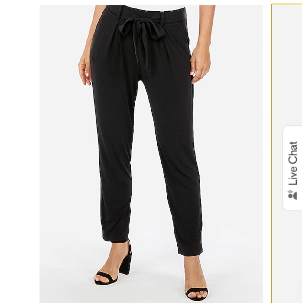 Mid rise jersey pants